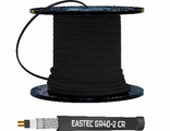 EASTEC GR 40-2 CR, M=40W (200м/рул.),греющий кабель с УФ защитой, в оплетке, Ю. Корея