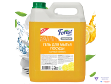 Forest Clean средство для мытья посуды “Сочный лимон” 5 л.