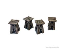Wooden stools (PAINTED)