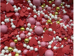 Посыпка кондитерская 40г, МИКС №8, ЛЮБОВЬ