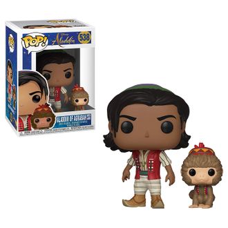 Фигурка Funko POP! Vinyl: Disney: Aladdin (Live): Aladdin with Abu