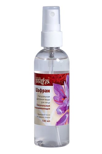 Натуральная цветочная вода Шафран Aasha Herbals, 100 мл