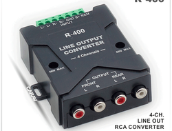 4-х канальный конвертер уровня аудиосигнала CARAV R-400