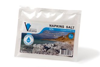 Солевая салфетка  с солью  мертвого моря VolcanoSpa 3шт. для профилактики, антицеллюлитное средство