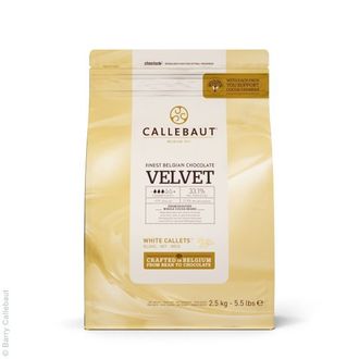 Белый шоколад VELVET Callebaut 32%, 1 кг