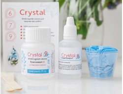 Crystal 9 эпоксидная смола двухкомпонентная (прозрачная), 75 грамм