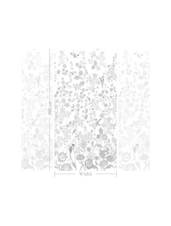 FA1136.  Портьерная ткань с растительным орнаментом