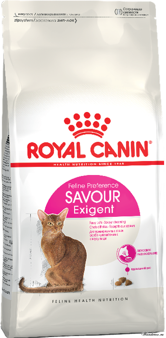 Royal Canin Savour Exigent Роял Канин Сэйвор Эксиджент Корм для кошек привередливых ко вкусу продукта 0,4 кг