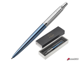 Ручка шариковая PARKER «Jotter Core Waterloo Blue CT», корпус голубой, хромированные детали, синяя. 142383