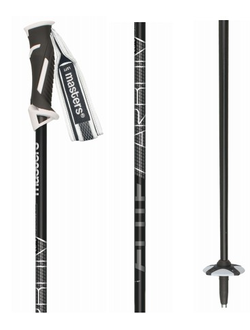 Палки горнолыжные MASTERS Elite CARBON black