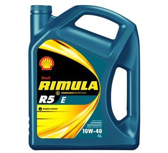 Масло моторное Shell Rimula R5E 10W40  полусинтетическое 4 л.