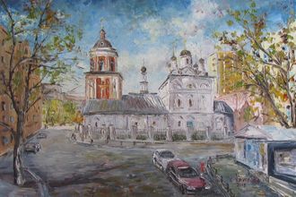 Картина Церковь Иоанна Богослова на Бронной Круглова Светлана