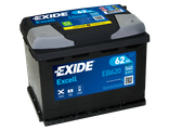 EXIDE Excell 62Ah 540A EB620 / EB621