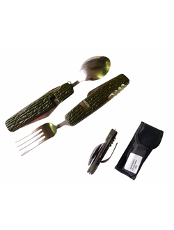 Мультитул столовых приборов СП 6в1 хаки 12см