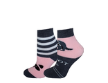 Носки детские махровые Брестские 14с 3060 рис. 170 - т.серый/розовый
