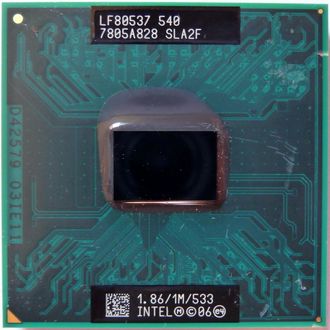 Процессор для ноутбука Intel Celeron M540 1.86Ghz socket P PPGA478 (комиссионный товар)