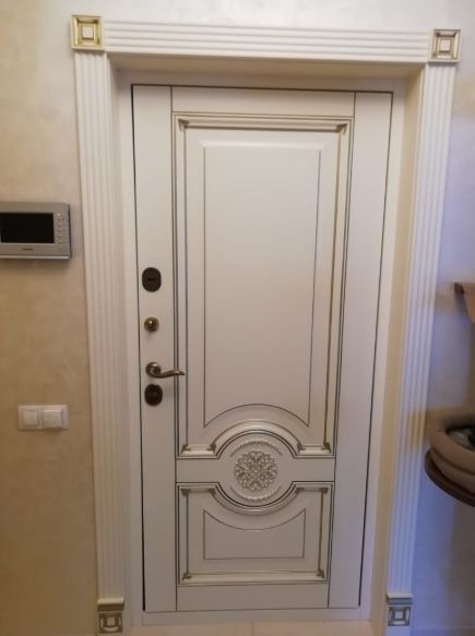 Откосы на входные металлические стальные двери Йошкар Ола в Самаре, Фото откосы на двери в интерьере