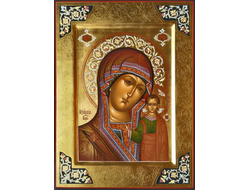 Казанская Богородица. Рукописная икона