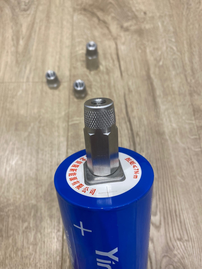 Переходные клеммы титанат длинные с резьбой М8 (4.5см)