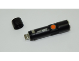 Фонарик BL-616, 3 режима, зарядка от USB