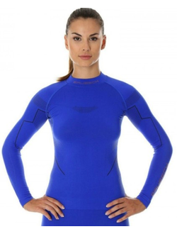 Футболка женская длинный рукав  Brubeck Thermo Nilit Heat кобальт LS13100A