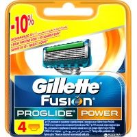 Gillette Fusion ProGlide Power 4 кассеты, Оригинал (Производитель Европа)