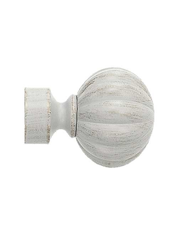 "Лотус", наконечник для классических настенных карнизов. 35 мм