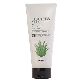 Tony Moly Пенка для умывания с экстрактом сока Алоэ Вера Clean Aloe Foam Cleanser, 180 мл. 531485