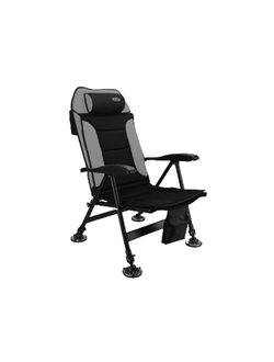 Кресло складное туристическое карповое серое