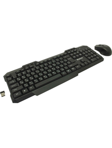 Клавиатура и мышь Defender Jakarta C-805 RU 45805 черный, полноразмерный