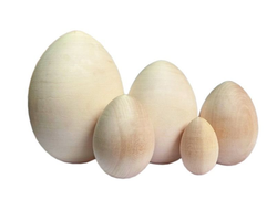Яйцо без росписи 40*30 ЭКСТРА Заготовка деревянная