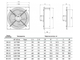 Вентилятор осевой ВО-3,15-4Е с жалюзи