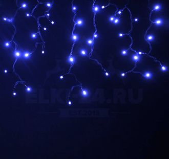 Гирлянда уличная светодиодная "Бахрома" 3х0,5 м синий свет