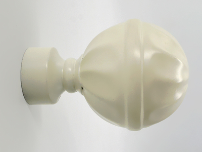 Орион, 25 мм. Наконечники для шторных карнизов. Цвет белый матовый
