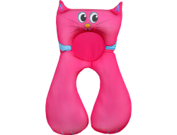 Подголовник антистресс "Кот Малыш розовый"