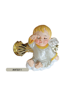 Зажим с фигуркой сонного ангела