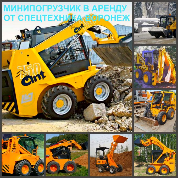 Аренда и услуги мини-погрузчиков в Воронеже, цена. Аренда мини погрузчика.