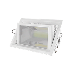 Светодиодный светильник ВАРТОН Downlight поворотный квадратный 241*154*100 мм 30W 4000K 1/6