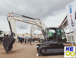 Стекло правое закаленное Terex TX 210LC