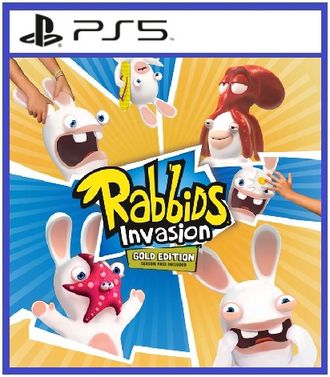 Rabbids Invasion Gold Edition (цифр версия PS5) RUS 1-2 игрока