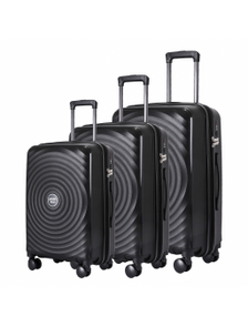 Комплект из 3х чемоданов Somsonya Tokyo Полипропилен S,M,L черный