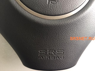 Восстановление внешнего вида (крышки) подушки безопасности водителя Honda Accord 7 2003-2009