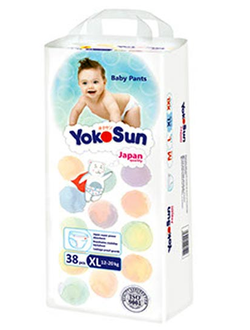 Трусики Yokosun (Йокосан). Размер XL38 (12-20 кг)