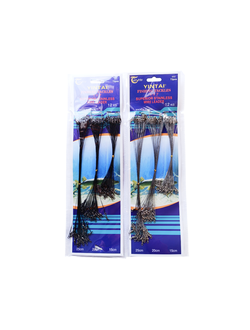 Поводки рыболовные стальные YinTai 72шт, 15/20/25см, Тест 12кг