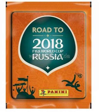 Наклейки &quot;ROAD TO 2018 FIFA World Cup Russia™&quot; (5 наклеек в пакетике)