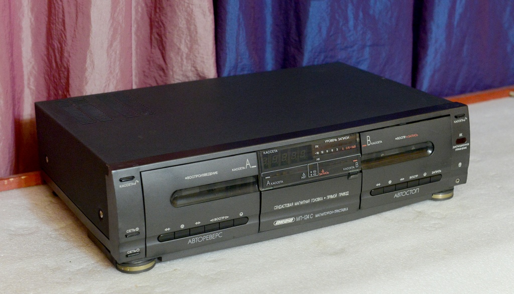 Магнитофоны - приставки - Магнитофон-приставка Вега МП124