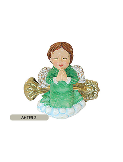Фигурка зажим молящегося ангела из полимерной керамики