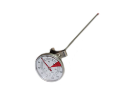 Термометр аналоговый 22 см с клипсой 0..110С
