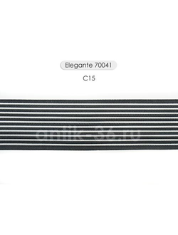 Арт. 70041, серия Elegante. Полосатая жаккардовая тесьма-бордюр
