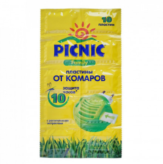 Пластины от комаров &quot;Picnic Famili&quot; (10 шт.)